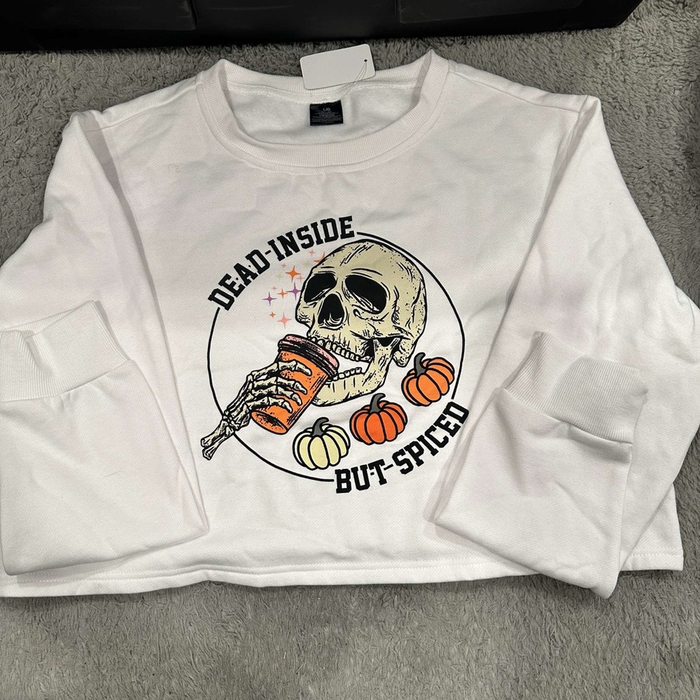 White Halloween Sweater